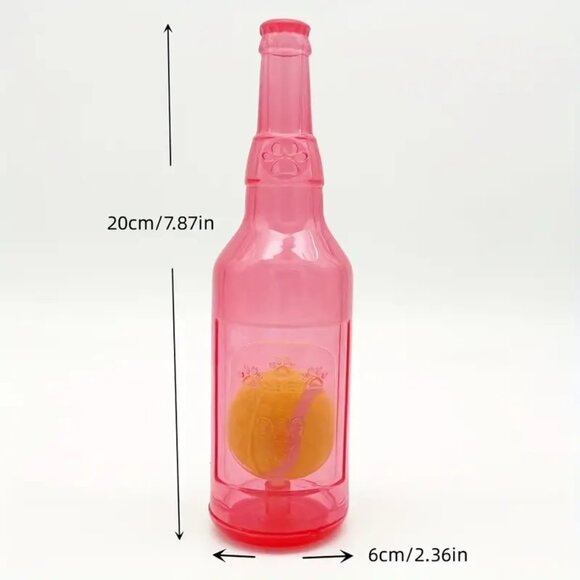 NEW Squeak Tennis Ball Dog Chew Toy  BLUE - Picture 3 of 5